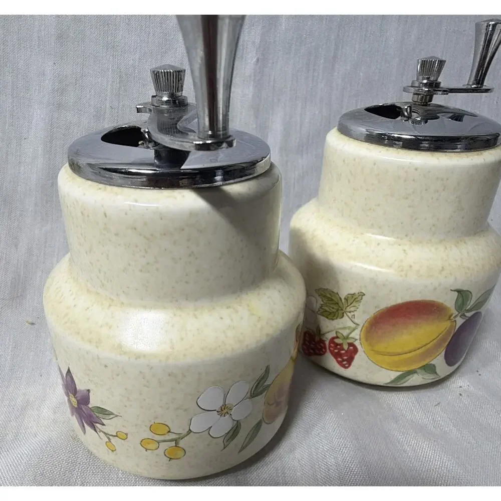 Lenox Temper Ware Summer Harvest Spice Salt‎ and Pepper Shaker Grinder